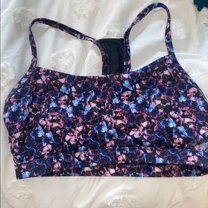 Floral fabletics sports bra